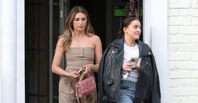Jack Grealish's girlfriend Sasha Attwood is stylish in pinstripes for WAGs' lunch date - www.ok.co.uk - New York - Hollywood - Manchester - Qatar - county Cheshire