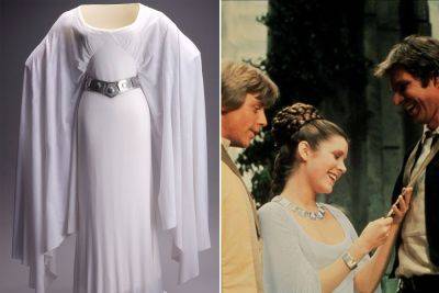 Lost and bloodied Princess Leia dress from ‘Star Wars’ up for $2M auction - nypost.com - Britain - France - county Fisher