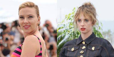 Scarlett Johansson & Maya Hawke Look Chic at 'Asteroid City' Photocall During Cannes 2023 - www.justjared.com - France - county Wright - county Bryan - city Asteroid