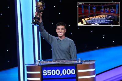 ‘Jeopardy! Masters’ crowns ‘villain’ as new champion - nypost.com - Illinois - Washington