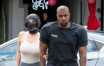 Kanye West Wears Shirt with Shoulder Pads, Goes Shoeless During Ice Cream Date with Wife Bianca Censori - www.justjared.com - Los Angeles