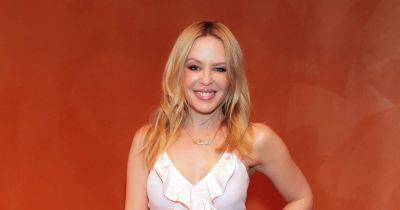 Kylie Minogue debuts edgy new coppery blonde hair transformation featuring red tips - www.ok.co.uk - USA