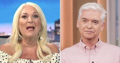 Vanessa Feltz awkwardly reacts to Phillip Schofield affair as news breaks live on air - www.dailyrecord.co.uk - Britain