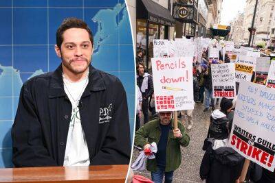 Pete Davidson’s ‘SNL’ episode scrapped amid writers strike - nypost.com