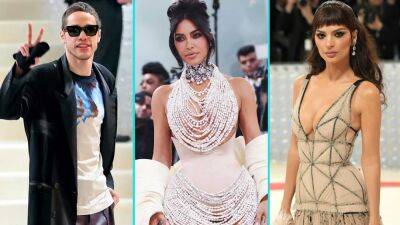Recapping All the Exes at the 2023 Met Gala: Kim Kardashian, Pete Davidson and More! - www.etonline.com - New York