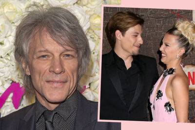 Jon Bon Jovi Reacts To Son Jake & Fiancée Millie Bobby Brown Surprise Engagement At Such A Young Age! - perezhilton.com