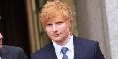 Ed Sheeran Had to Miss His Grandmother's Funeral for NYC Copyright Trial - www.justjared.com - New York - Ireland