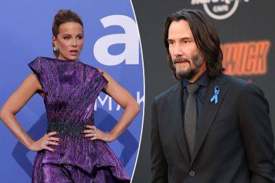 Kate Beckinsale says Keanu Reeves saved her from Cannes wardrobe malfunction - nypost.com - Washington - Washington