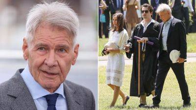 Harrison Ford admits he could have been a 'better parent' as he celebrates youngest son's graduation - www.foxnews.com - county Harrison - county Ford