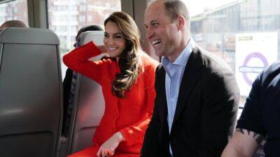 Kate Middleton and Prince William Visit a Pub, Ride the Tube in London Ahead of King Charles' Coronation - www.etonline.com - London