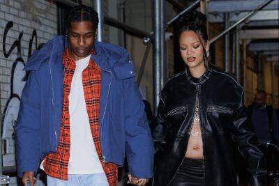 Rihanna Steps Out For A Date Night With A$AP Rocky, Flaunts Baby Bump In Trench Coat And Mini Skirt - etcanada.com