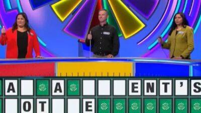 'Wheel of Fortune' fans say contestant 'deserves better' after Pat Sajak ruled her answer incorrect - www.foxnews.com - New Jersey