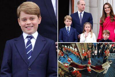Prince George will wear a sword to guard King Charles at coronation - nypost.com - county King George