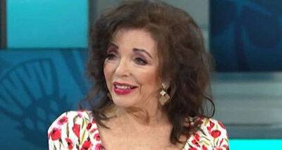 Joan Collins' appearance distracts GMB viewers as she details 'naughty' meeting with King - www.msn.com - Britain