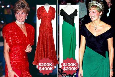 Real queen of style Diana’s dresses go on auction as rival Camilla is crowned - nypost.com - Britain