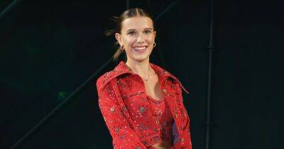 Millie Bobby Brown Shows Off Toned Legs in Sparkly Shorts at Osaka Comic Con Opening Ceremony: Pics - www.usmagazine.com - Japan