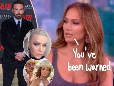 Jennifer Lopez Says She'll ‘Walk Out’ On Ben Affleck If He Pulls A Tom Sandoval! - perezhilton.com - city Sandoval