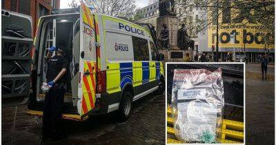 Cops make crack cocaine arrest SECONDS after arriving at Piccadilly Gardens - www.manchestereveningnews.co.uk - Centre - Manchester - county King And Queen