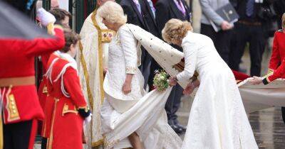 Queen Camilla turns to Diana's go-to designer for Coronation gown - www.ok.co.uk - Britain - county Suffolk