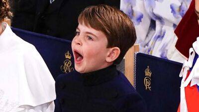 Prince Louis Adorably Yawns as King Charles III Is Crowned at Coronation - www.etonline.com