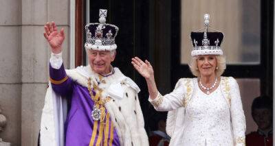 King Charles & Queen Camilla Wave to the Crowds from Buckingham Palace Balcony on Coronation Day! - www.justjared.com - London - county King And Queen - county Prince Edward