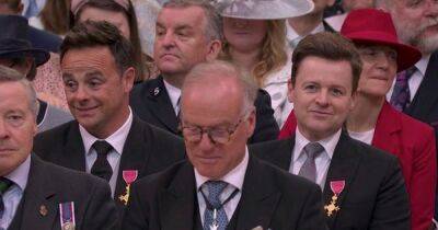 Ant and Dec's Coronation laughing fit has fans thinking it's one of their iconic TV pranks - www.ok.co.uk - county Charles