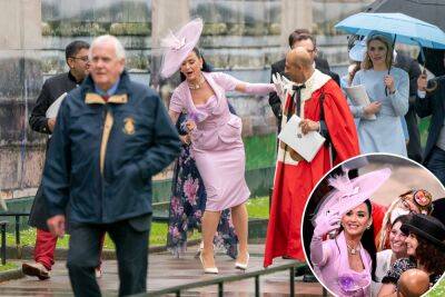 Katy Perry shrugs off coronation struggles ahead of concert performance - nypost.com - Britain