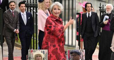 Jay Blades, Stephen Fry and Emma Thompson lead celebrity guests arriving for the King's Coronation - www.msn.com - city Westminster - Victoria