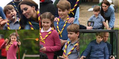 Prince William & Princess Catherine Bring All 3 Kids on Latest Outing, Marking Prince Louis' First Royal Engagement! - www.justjared.com - London