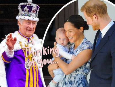 ‘Disappointed' King Charles Raised Toast For Archie’s Birthday During Private Family Party -- Despite Prince Harry’s Absence! - perezhilton.com - county King And Queen