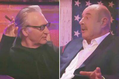 Bill Maher, Dr. Phil clash after daytime talk show host refuses to say Trump is worse than Biden - nypost.com