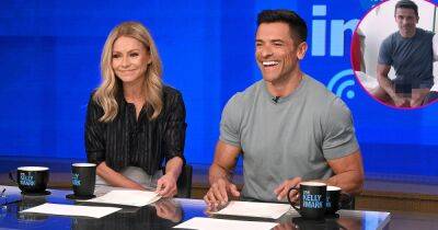 Kelly Ripa Brought to Tears Laughing at Husband Mark Consuelos’ Pixelated Crotch On Live TV: Watch - www.usmagazine.com - Italy