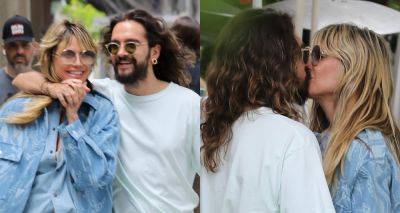 Heidi Klum & Husband Tom Kaulitz Pack on the PDA During Lunch Date in L.A. - www.justjared.com - France - Los Angeles
