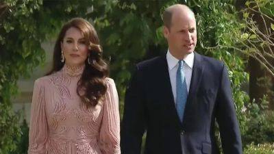 Kate Middleton and Prince William Are Dressed Up Guests at Prince Hussein and Rajwa Alseif's Wedding in Jordan - www.etonline.com - Sweden - Jordan - Norway - Netherlands - Belgium - Japan - Denmark