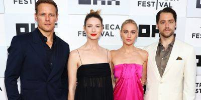 Sam Heughan & Caitriona Balfe Lead Co-Stars To 'Outlander' Season 7 Tribeca Premiere - www.justjared.com - New York
