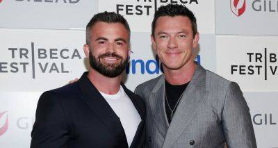 Luke Evans Gets Support from Boyfriend Fran Tomas at 'Our Son' Premiere - www.justjared.com - New York - county Evans
