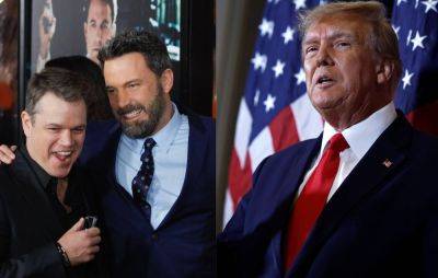 Matt Damon and Ben Affleck tell Donald Trump to stop using ‘Air’ footage for his campaign - www.nme.com - USA