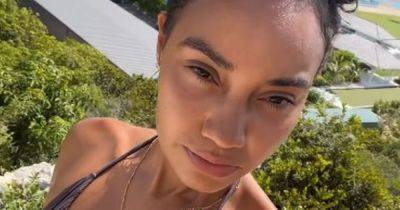 Leigh-Anne Pinnock goes makeup free in Jamaica following wedding to Andre Gray - www.ok.co.uk - Jamaica - county Gray