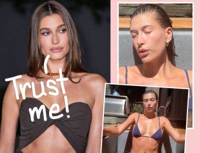 Hailey Bieber Offers Her TikTok Followers This VERY Intense Tip To Manage Anxiety! - perezhilton.com