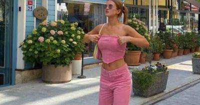 Maisie Smith branded 'perfect' by boyfriend Max George as she shows off abs in pink top - www.ok.co.uk - Manchester - Turkey - city Istanbul