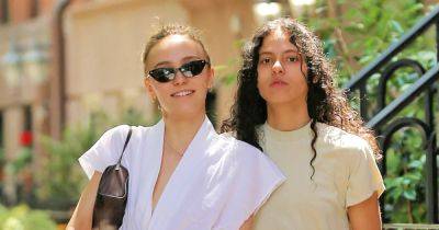 Lily-Rose Depp Cozies Up to Girlfriend 070 Shake During NYC Outing: Photo - www.usmagazine.com - New York - New Jersey