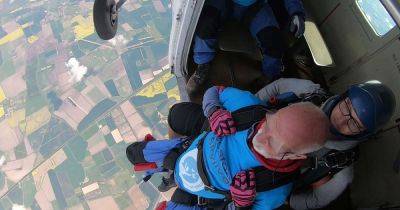 VIDEO: 'A breathtaking experience' - Friends from Boston dance school take fundraising for the Ukraine to new heights with tandem skydive - www.msn.com - county Hall - Ukraine - Indiana - Boston - county Franklin - Beyond