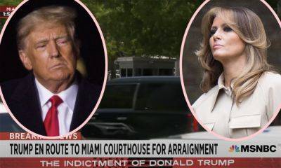 Melania Trump Did NOT Come With Donald To Face His Arraignment! So Much For Standing By Her Man... - perezhilton.com - USA - Miami - Florida