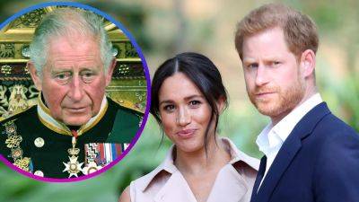 Meghan Markle and Prince Harry Not Invited to King Charles' Trooping the Colour - www.etonline.com - London - county Charles