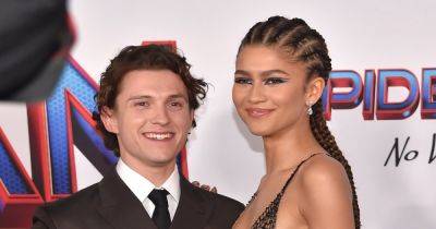 Tom Holland Says He Is ‘Locked Up’ and ‘In Love’ With Zendaya, Jokes He Has ‘No Rizz Whatsoever’ - www.usmagazine.com - Los Angeles - city Holland - county Love