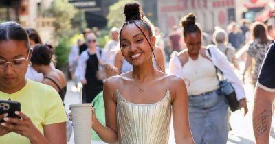 Leigh-Anne Pinnock can't stop grinning as she flaunts giant ring after Jamaica wedding - www.ok.co.uk - Jamaica - county Gray