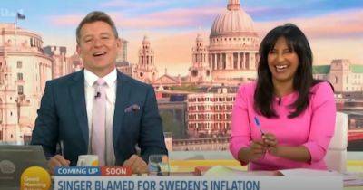 GMB's Ranvir Singh suffers hilarious on-air mishap after admitting she had very late night - www.ok.co.uk - Britain - Sweden