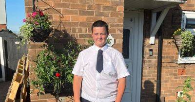 Boy wears skirt to school in protest after teachers ban shorts in sweltering weather - www.manchestereveningnews.co.uk