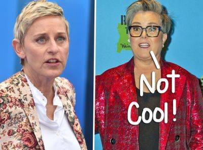 Why Rosie O'Donnell Doesn't Trust Ellen DeGeneres -- Even After She Just Tried To Apologize For Longtime Feud! - perezhilton.com - Seattle - Lebanon