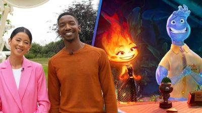 'Elemental' Stars Mamoudou Athie and Leah Lewis on Making Pixar's First Rom-Com (Exclusive) - www.etonline.com - San Francisco - city Element